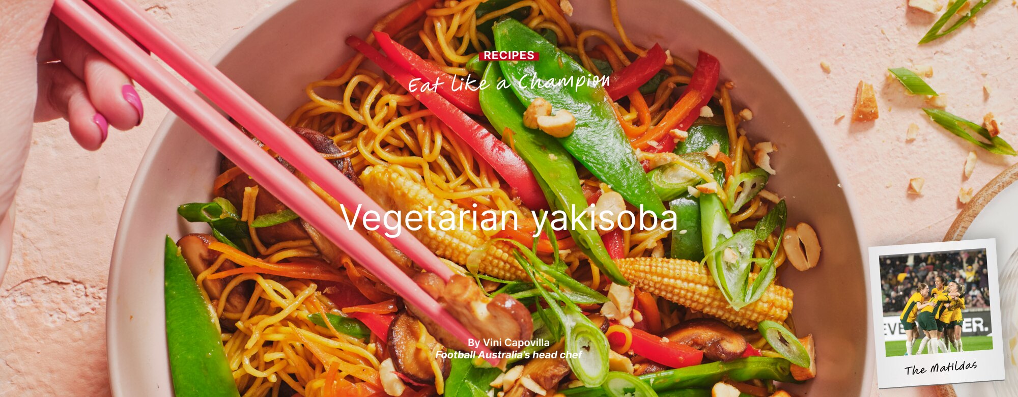 Vegetarian yakisoba