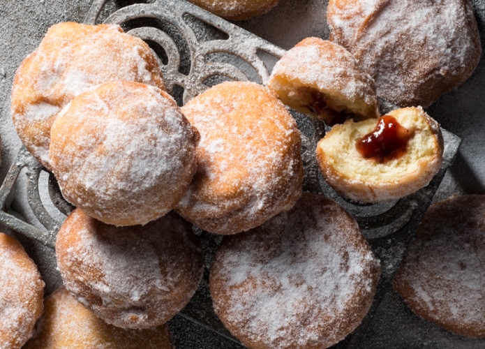 Sufganiyot: Hot jam doughnuts for Chanukah