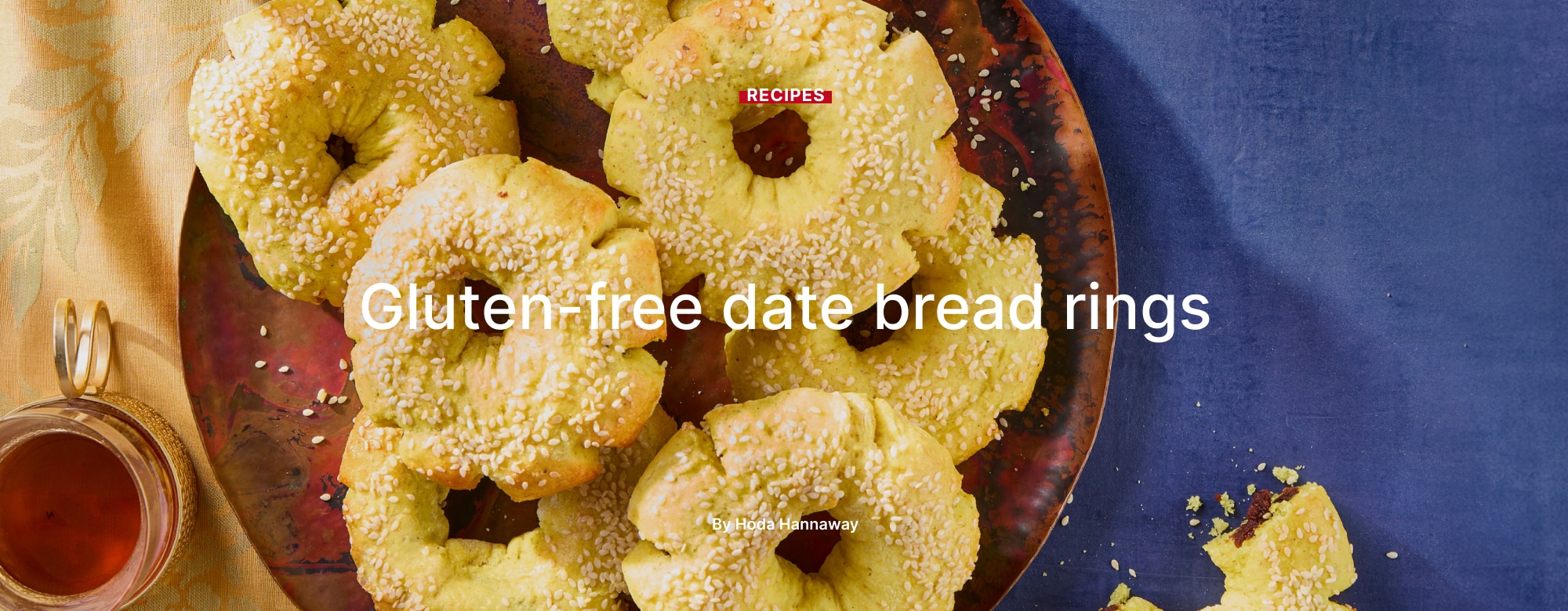 Gluten-free date bread rings