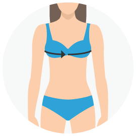 Under Bust & Bust Womens Measurement