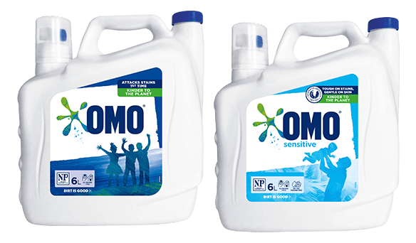 Omo Active Clean Front/Top or Sensitive Front/Top 6L