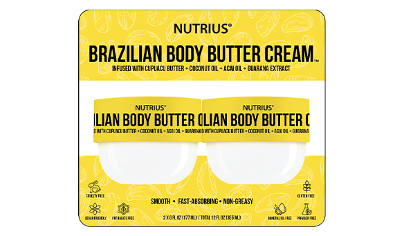 Nutrius Brazilian Body Butter 2 x 177g