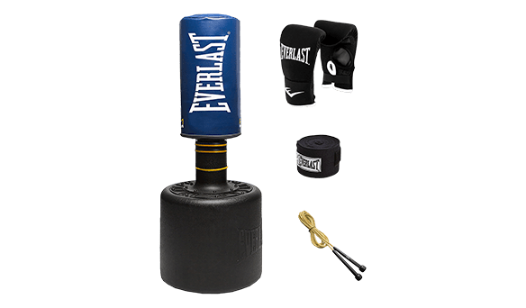 Everlast Powercore Freestand Punching Bag and Accessories