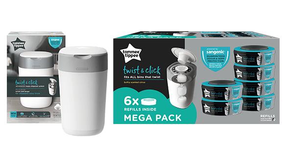 Tommee Tippee	Twist and Click Refills or Sangenic Tub	6 pack