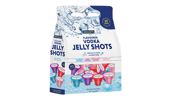 Maclay’s Flavoured Vodka Jelly Shots 25 x 37g