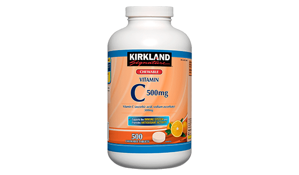 Kirkland Signature Chewable Vitamin C 500Mg	500Ct