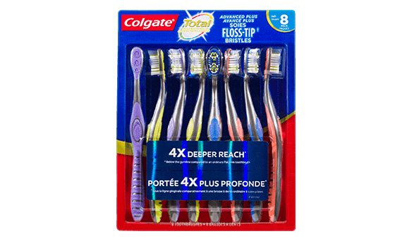 Colgate Floss Tip Toothbrush 8 pack