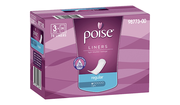 Poise	Regular Liners	78 liners