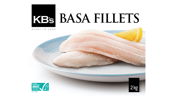 KB's Premium Basa Fillets 2kg