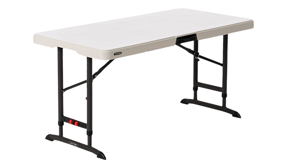 Lifetime Adjustable Height Folding Table 4ft