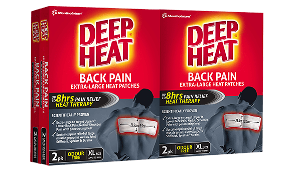 Deep Heat Back Patches 4 x 2 pack