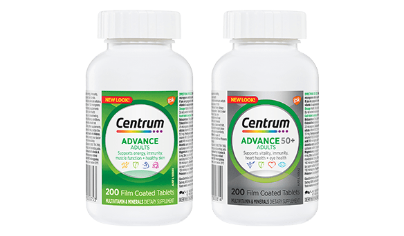 Centrum Advance Multivitamin and/or Advance 50+ Multivitamin 200 count