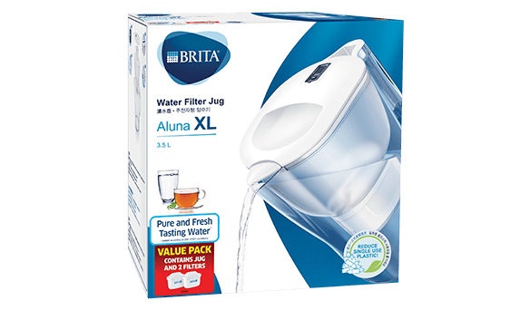 Brita Aluna XL Jug with 2 Filters 3.5L