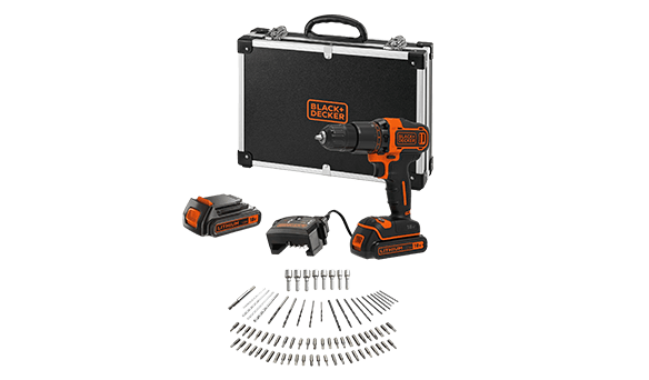 Black & Decker Hammer Drill Kit with Accessories