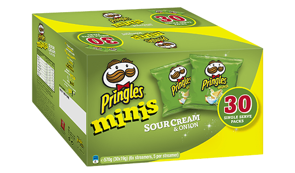 Pringles Minis Sour Cream & Onion 30 x 19g