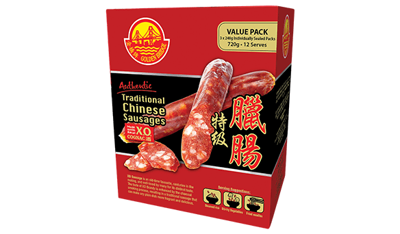 Golden Bridge XO Chinese Sausages 720g