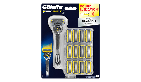 Gillette Proshield Razor + 
13 Cartridges