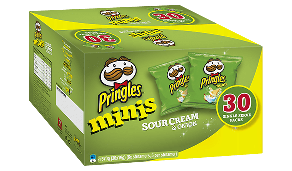 Pringles Minis Sour Cream & Onion 30 x 19g