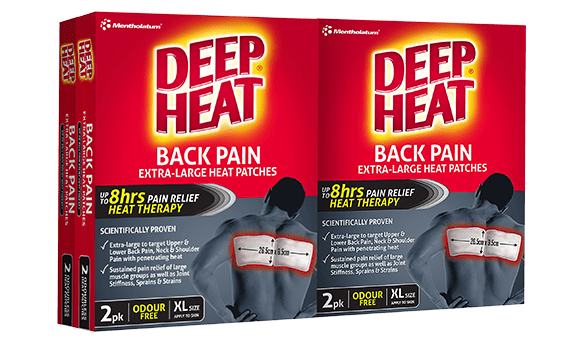 Deep Heat Back Patches 4 x 2 pack