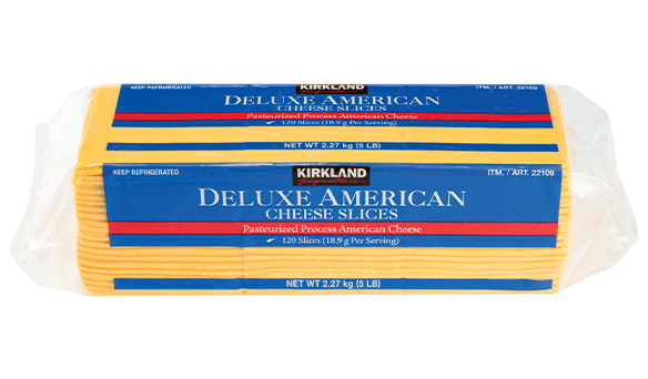 Kirkland Signature American Sliced Cheese 2.27kg