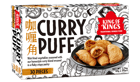 King Of Kings Malaysian Curry Puff 30 pack 1.2kg