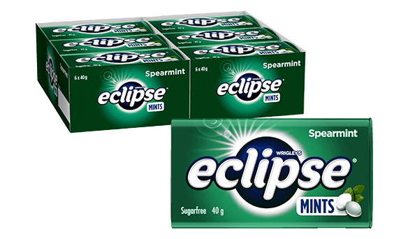Wrigley's Eclipse Spearmint Mints 12 x 40g