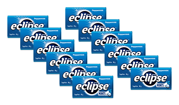 Wrigley's Eclipse Peppermint Mints 12 x 40g