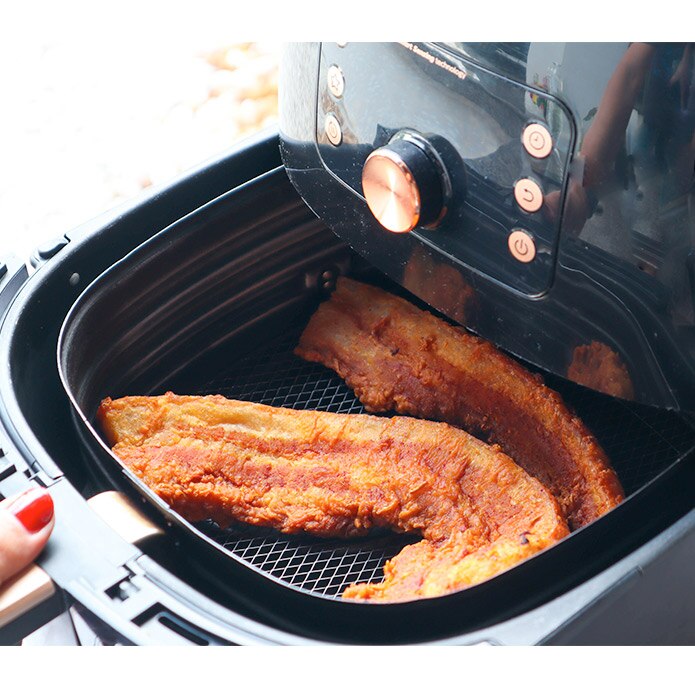 Meat in air-fryer