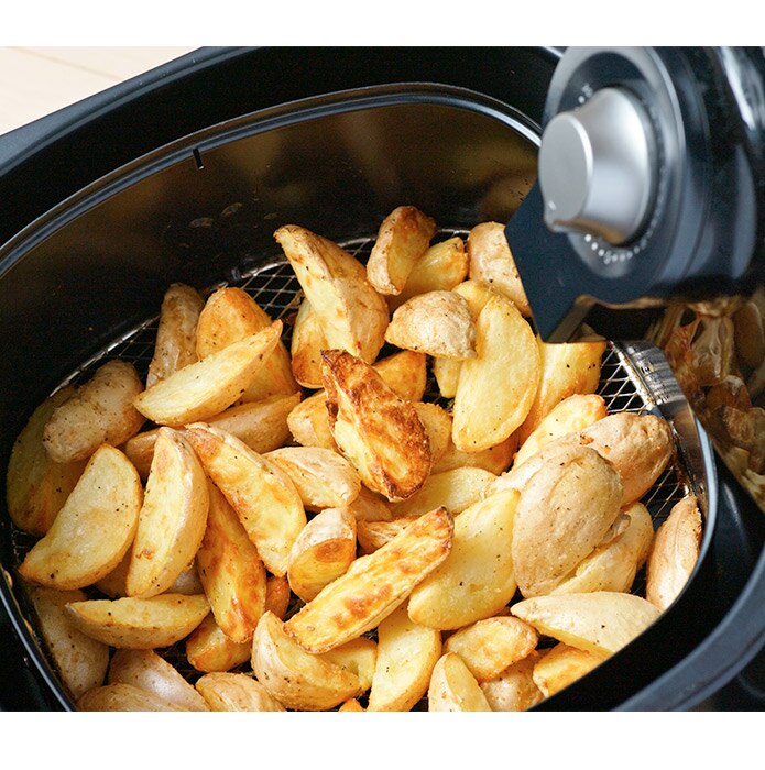 Potato wedges in air-fryer