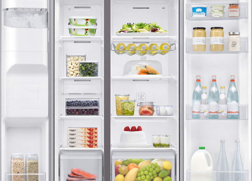 Side by side fridge