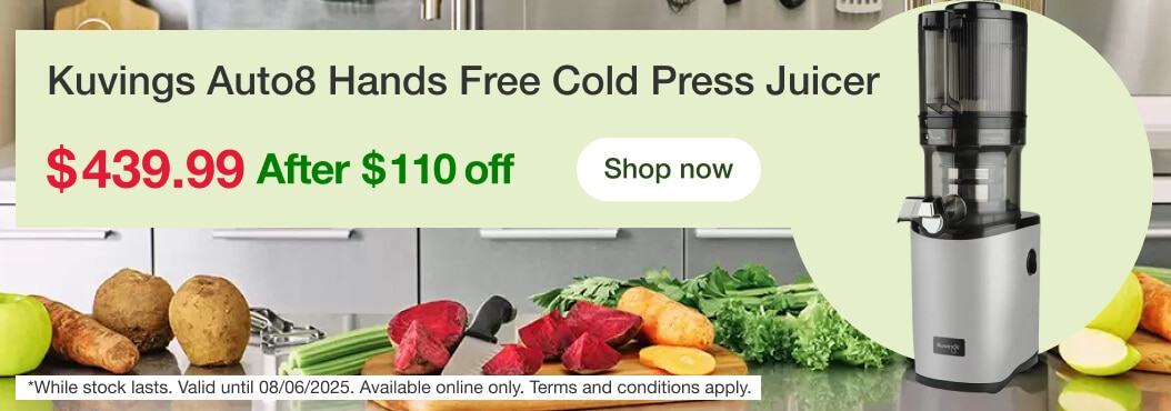 Kuvings Auto8 Hands Free Cold Press Juicer