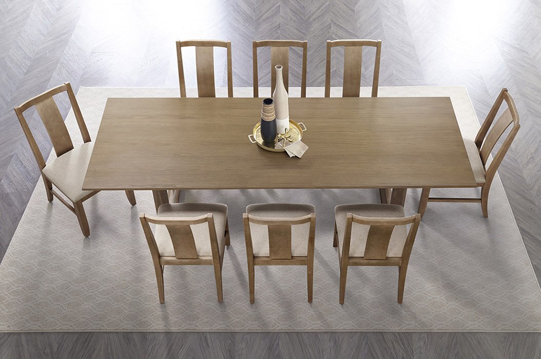 Northridge Home Slat Back 9 Piece Dining Set