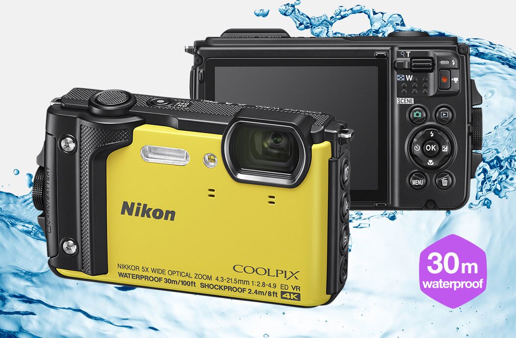 Nikon Coolpix W300 Digital Camera Yellow 851072