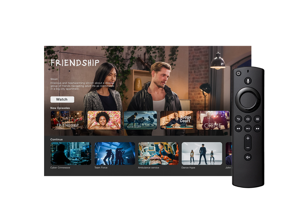Smart TV and remote