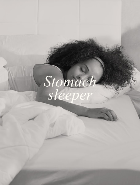 Stomach sleeper position