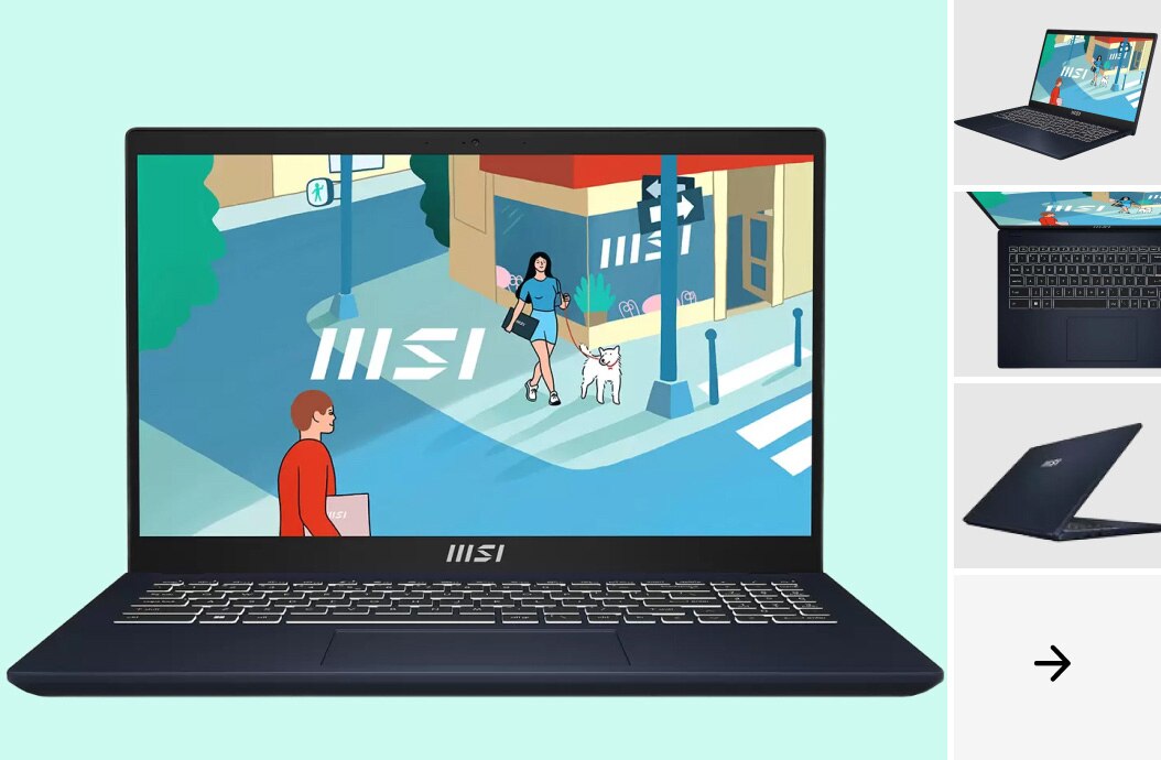 MSI 15.6 Inch Modern 15 Laptop i7-1255U