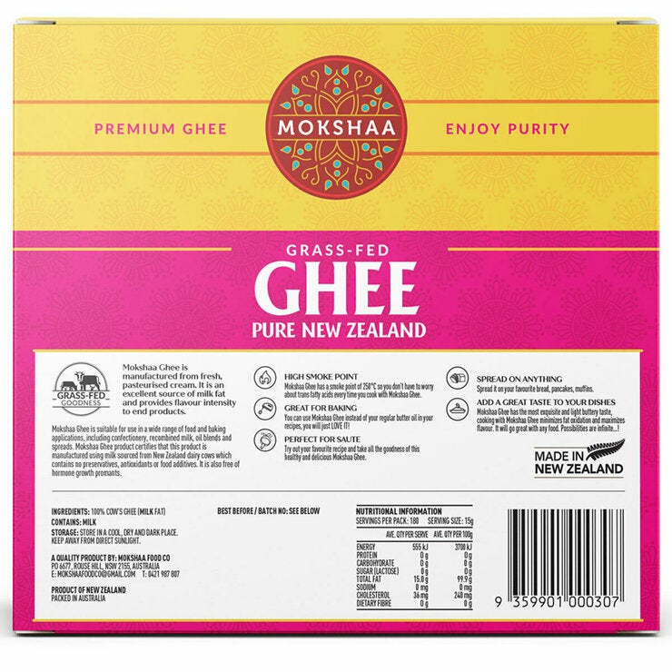 Mokshaa Ghee 2 x 1.5L