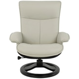 Fjords By Moran Senator Small Chair & Ottoman Set Shadow Grey