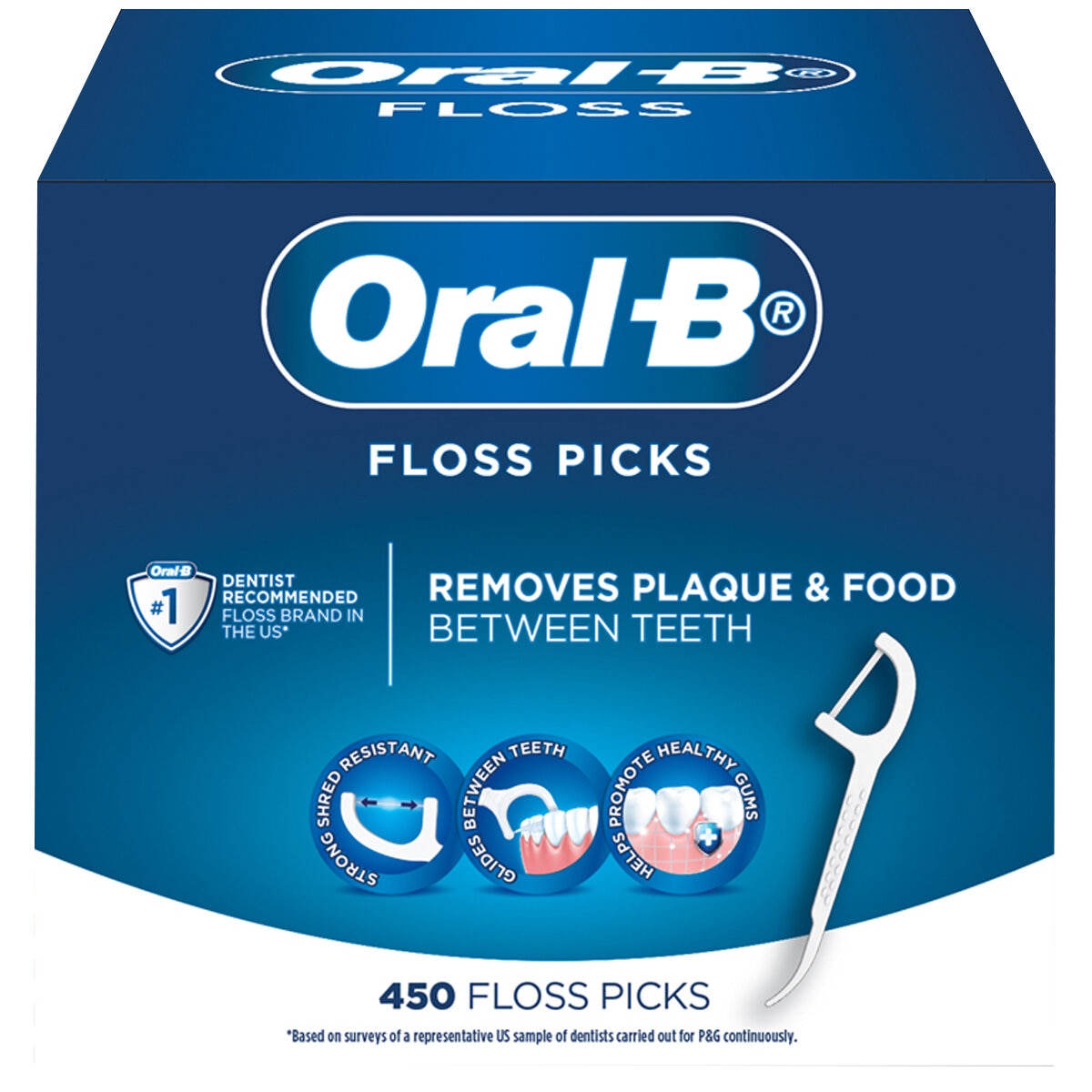 Oral B Floss Picks 450 Pieces Oral B Floss Picks 450 Pieces