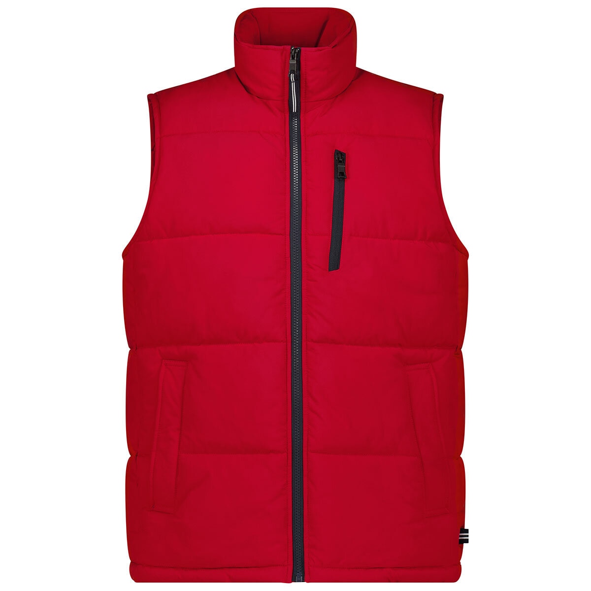 Nautica Mechanical Stretch Puffer Vest Red