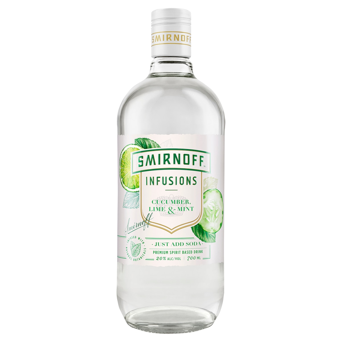 Smirnoff Infusions Cucumber, Lime & Mint 700ml Costco A...