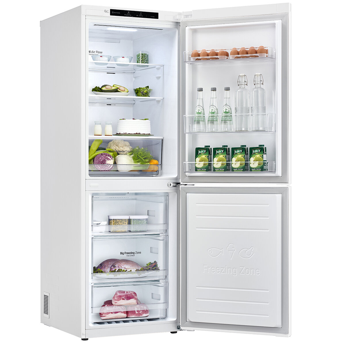 LG 306L Bottom Mount Fridge White GB-335WL