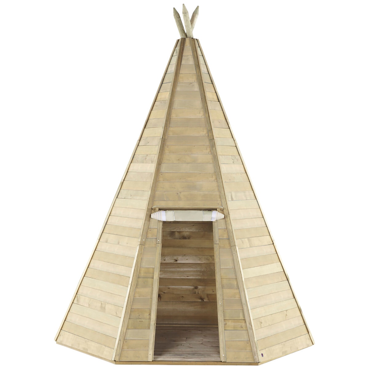 Plum Grand Wooden Teepee