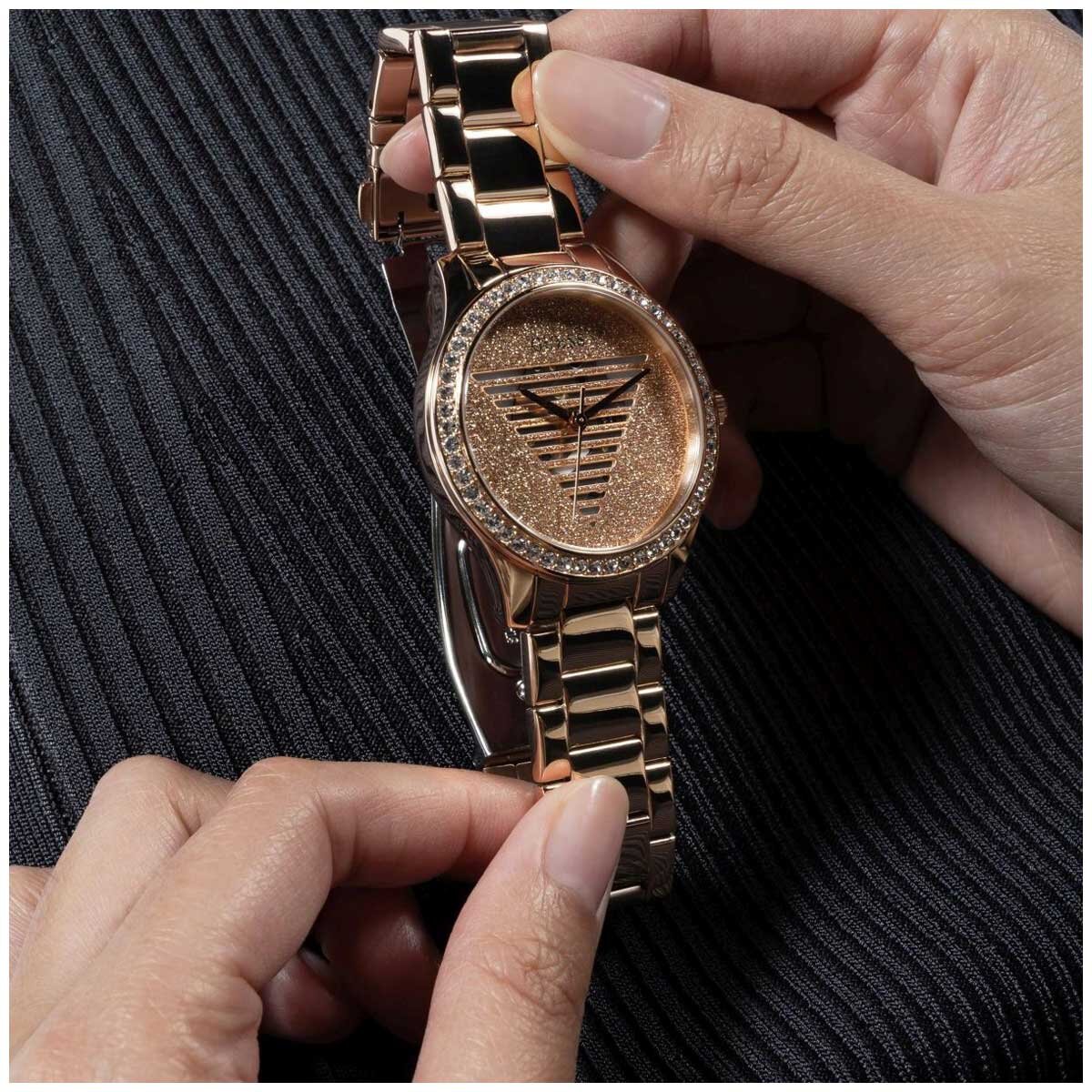 GUESS Lady Idol Rose Gold Tone Women's Watch GW0605L3