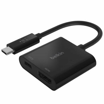Belkin USB-C To HDMI And Charge Adapter Black AVC002BTBK