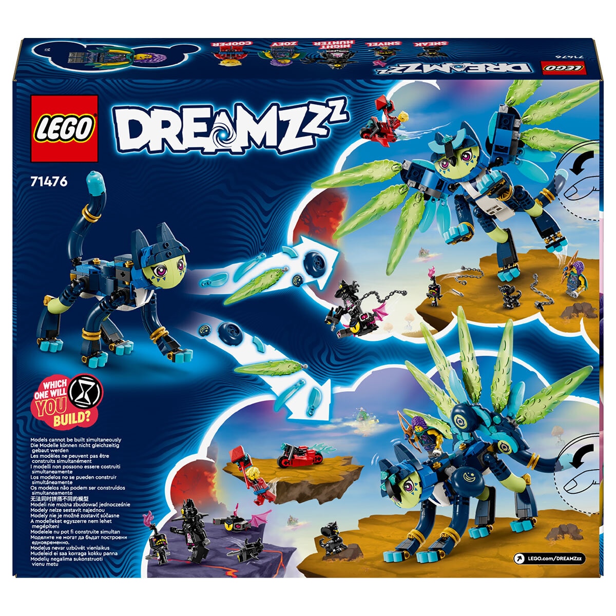 LEGO DREAMZzz Zoey and Zian the Cat-Owl 71476