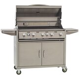 Urban Islands  304 Stainless Steel 38" 5 Burner Cart LP