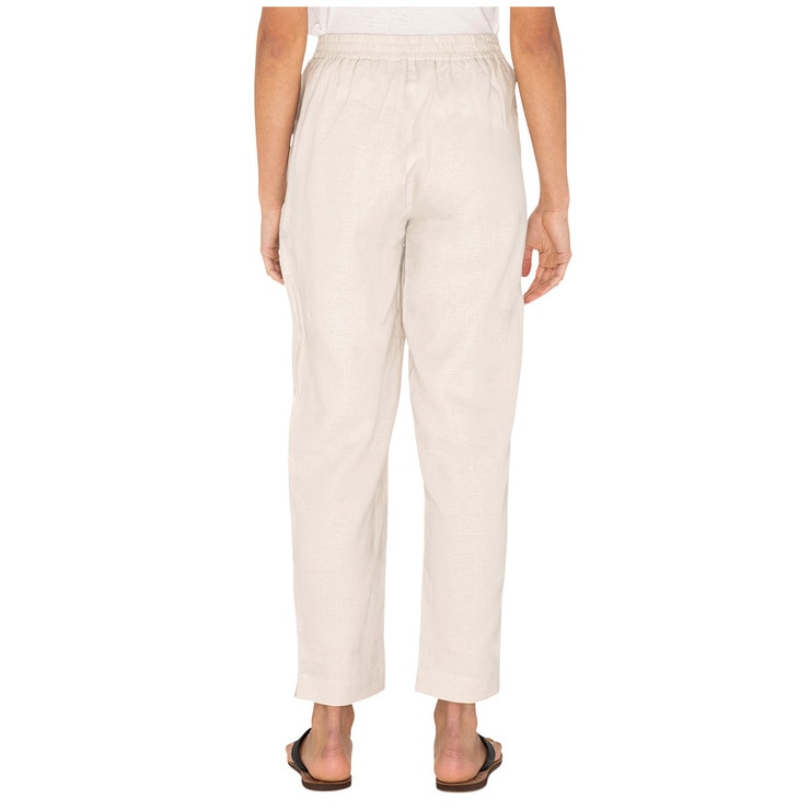 Advent Women's Linen Pant Flax Costco Australia