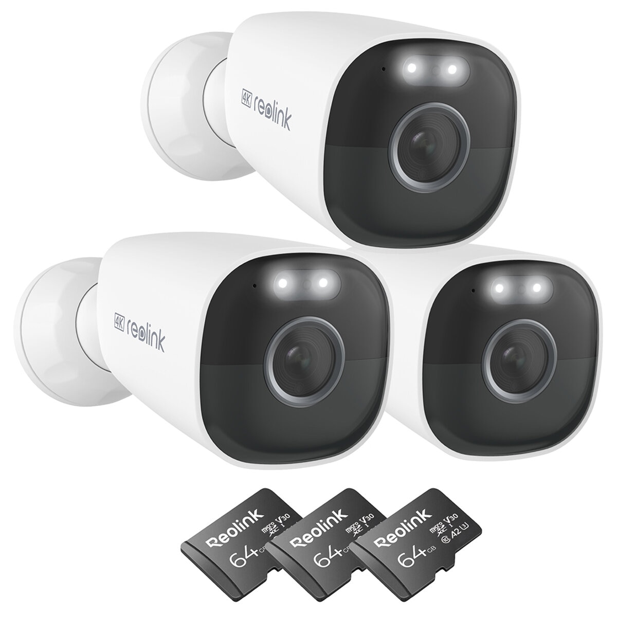 Reolink Argus ECO Ultra Wi-Fi Battery Camera 3PK BWB4K0964-3PK