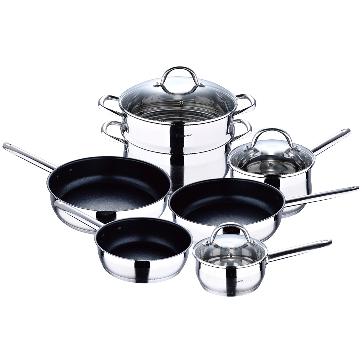 Bergner Gourmet SS Cookware Set 7 Piece